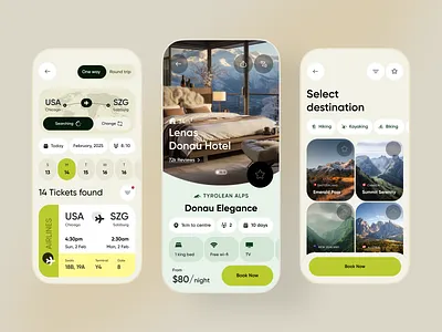 Travel app design adventure booking mobile app mobile ui tour tourism tourist travel travel agency travel app trip ui ux vacation