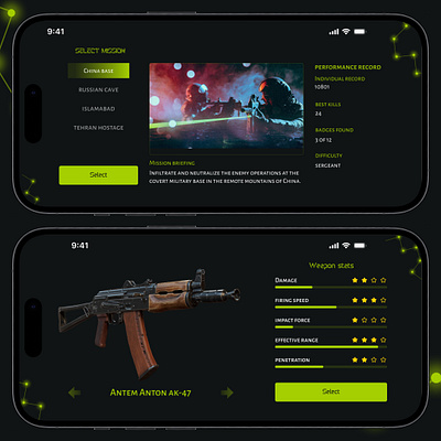 SpecOps mobile game design app design figma mobile app mobile game mobile game design ui ui design uiux user interfaces ux