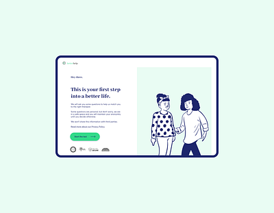 BetterHelp Redesign ui ui design ux design