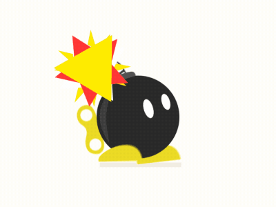 Boom bomb explosion