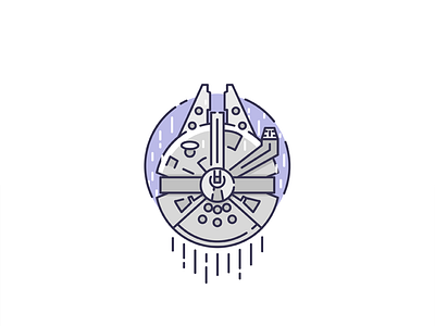 Millenium Falcon. icon millenium falcon star wars