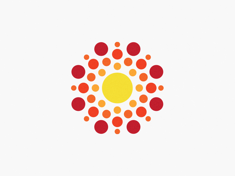 The Lantern Group bright circles gif lantern light logo