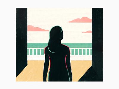 Seaside album colors editorial illustration mood sp summer