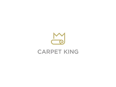 Carpet King carpet crown icon king logo logodesign luke lukedesign mark symbol