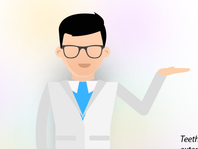 Infographic for Dentist cavity dentist doctor infographic mascot