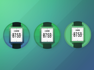 Achievement "time to come" achievement clock icon pebble time