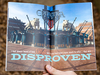 Comerica//Detroit baseball comerica detroit editorial layout magazine mlb sports design tigers