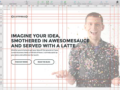 Confetti Landing Page (WIP) branding landing page wip