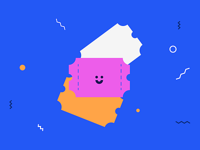 Dribbble Invite character dribbble invite ticket