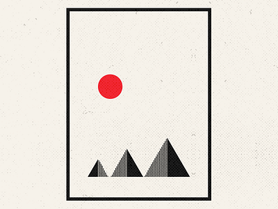 Signal Flag flag illustration minimal poster screenprint signal flag