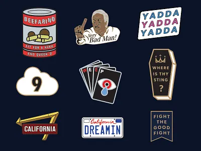 Opinions? Favorites? enamel enamel pin illustration lapel personal pin seinfeld