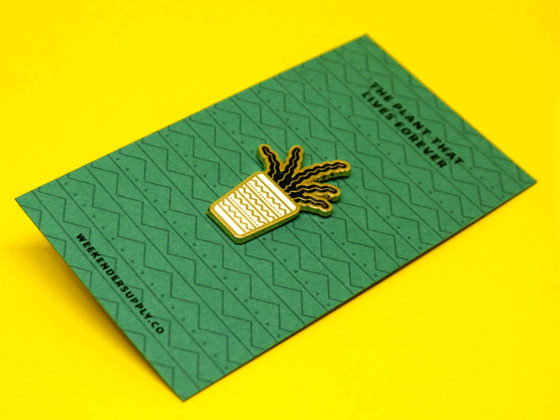 Forever Plant Enamel Pin enamel pin forever lapel pin plant