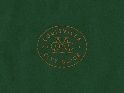 OMC badge blksmith logo mark monogram