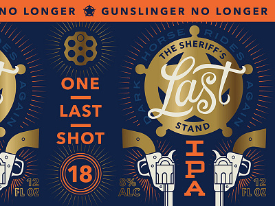 One Last Shot beer denver design football packaging sports super bowl type typography