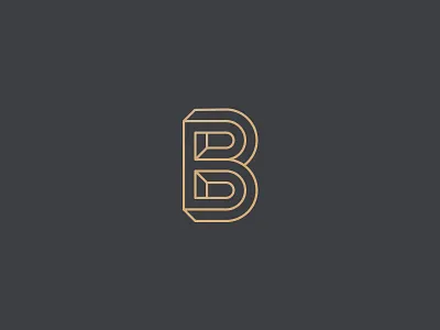 Crazy B b icon logo mark