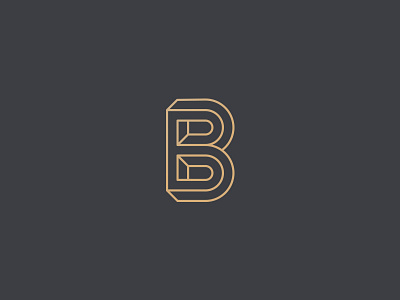 Crazy B b icon logo mark