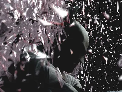 Batman Shattered Styleframe batman comics motion graphics styleframe title design title sequence