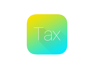 Tax Calc green icon tax ui yellow