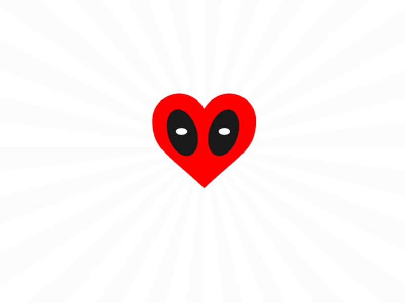 Valentine Vibes deadpool geek valentine