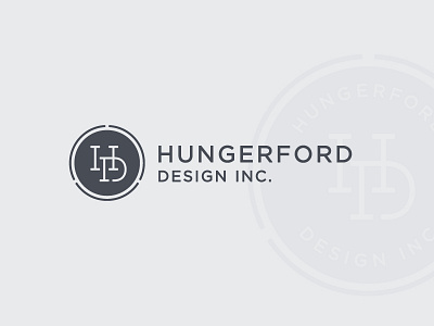 Hungerford Design Logo badge branding logo logo design