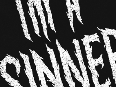 Sinner art artist drawing handdrawn illustration type typography