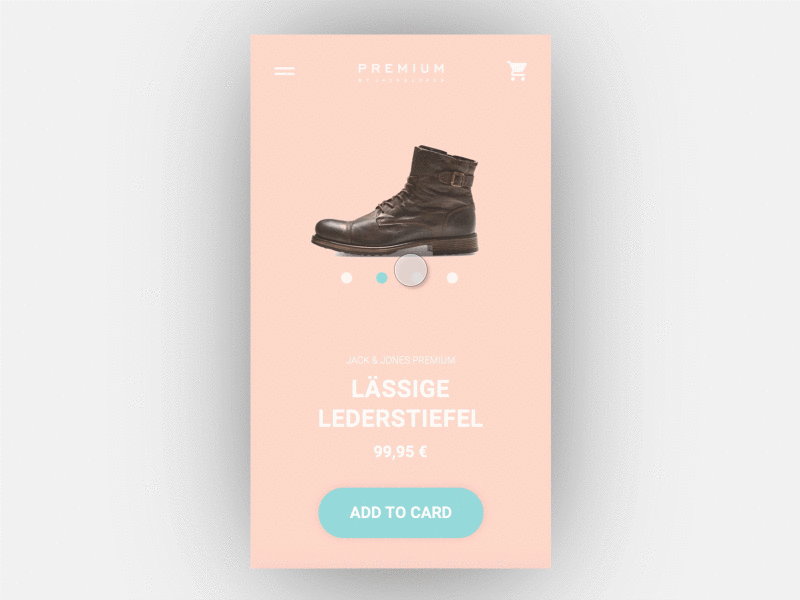 Shopping Time animation appdesign flat prototype shopping ui ux