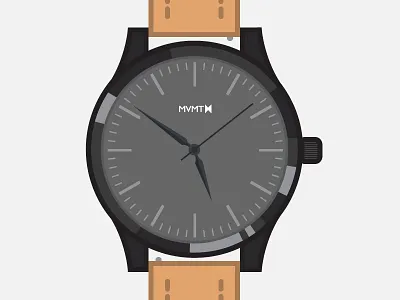 My MVMT Watch illustration illustrator movement mvmt mvmt watch sacramento vector vector art