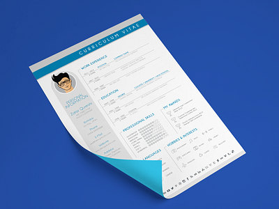 Free Modern CV / Resume Design Template For Graphic Designers curriculum vitae cv resume resume template simple resume