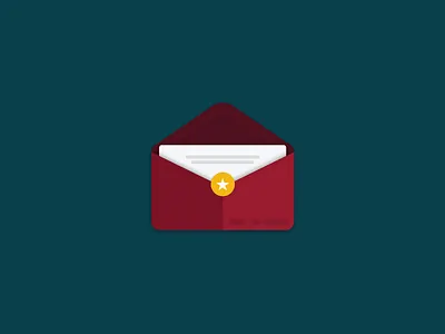 Envelope Icon Concept concept envelope flat icon material