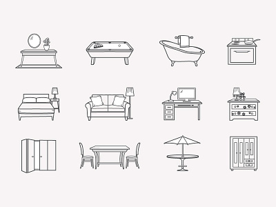 Dream Home App Icons app furniture home icon icons