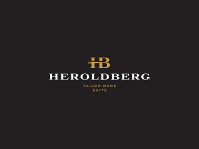 Heroldberg handmade hb icon logo made monogra needle suit tailor