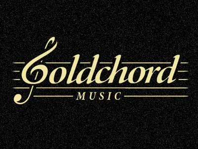 Goldchord chord gold logo logomotive music