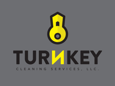 Turnkey Logo graphic design illustration logo typography