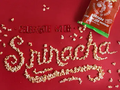 POP! Gourmet Foods x Sriracha lettering culinary food food art food lettering foodtype hand lettering hot lettering portland spicy type typography