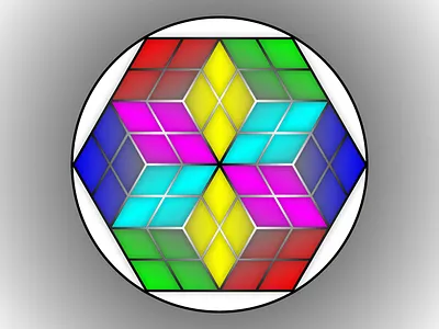 Holy Hexadecimal cmyk color hexadecimal hexagon rgb stained glass