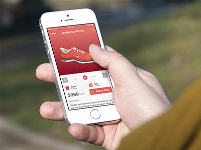 Ecommerce screen for Pudding 1.3 app ecommerce ios kit layout mobile product pudding shop sketch ui