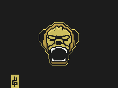 Ruler of the Zoo 3.0 ape billion billionarts gorilla illustrator logo mascot mascot logo money pentool zoo