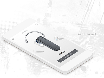 Pudding app detail ecommerce kit mobile product pudding shop tech ui