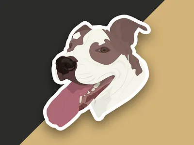 Annabel Rose Gee bestdogever dog gee sticker