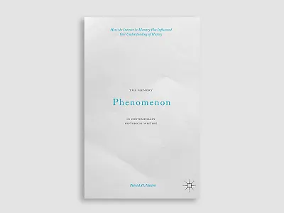 The Memory Phenomenon book book cover design cover cover design memory paper typography