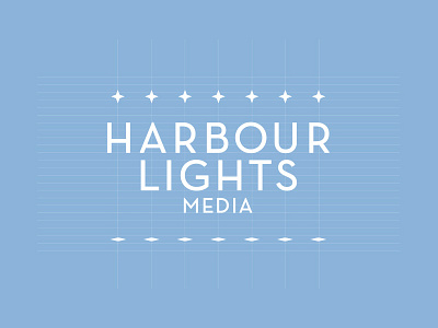 Harbour Lights Media brand design guides help logo media nautical