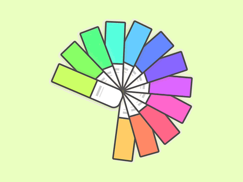 Pantone Color Picker 2d adobe animated animation color css design free gif pantone picker