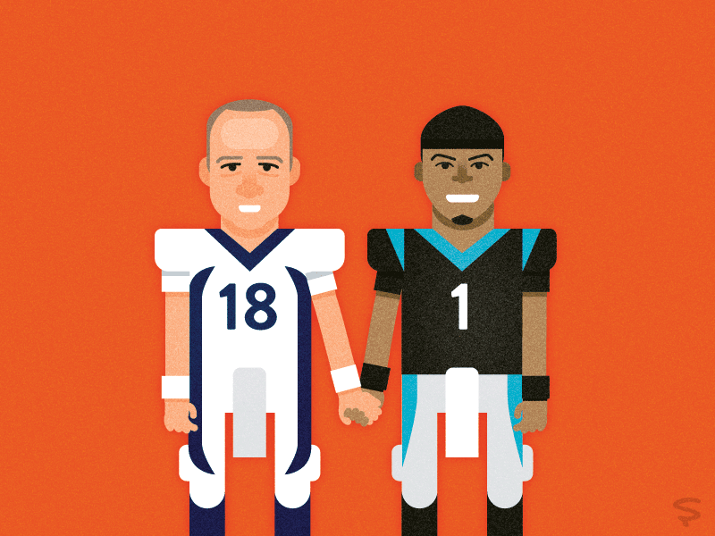 Super Bowl Friends til' the end... broncos cam dab football gif manning newton nil panthers peyton super bowl