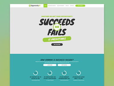 OpportunityIQ - Landing Page design landing modern web webdesign