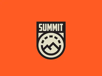 Summit badge climb illustration iocn logo minimal mountain nature outdoors retro summit