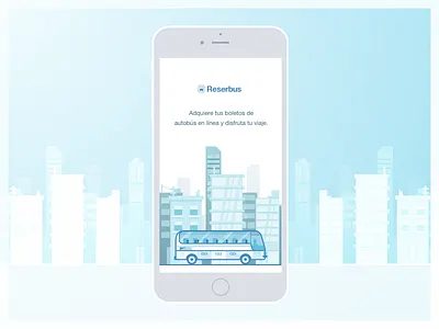 Intro iOS app design illustration vector
