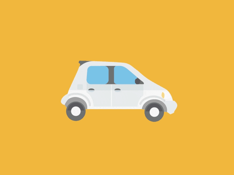 Car car illustration vector white window yellow