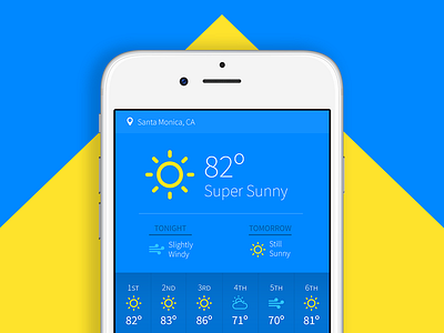Weather Widget dailyui ui ux