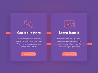 Feature cards cards features highlights web