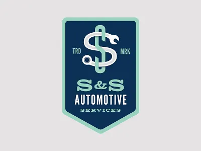 S&S Logo double s monogram s wrench